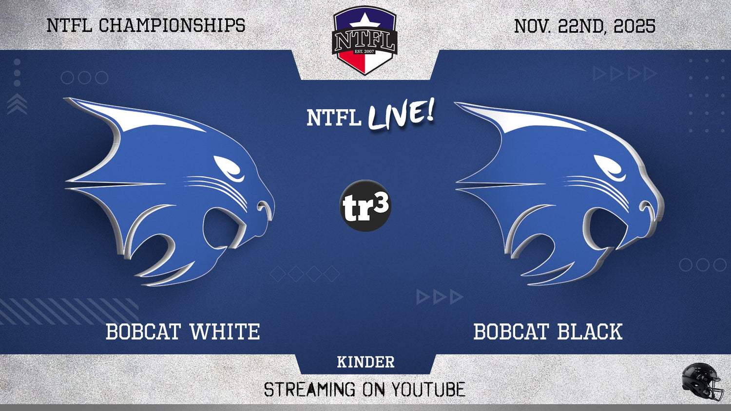 2025 Football -  NTFL Super Bowl Game 1 - Kinder Flag - November 22, 2025