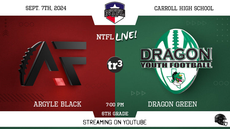 2024 NTFL 6th Argyle Black vs Dragon Green