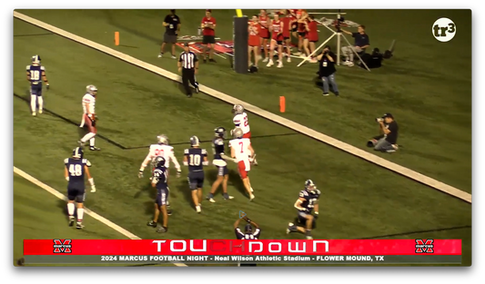 Mason Jones Scores first TD for Marcus against Flower Mound